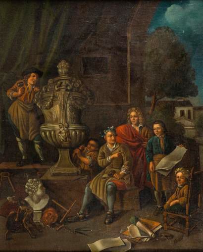 ECOLE HOLLANDAISE vers 1700 suiveur de Jean Josef Hormans