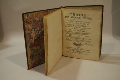 null PUZOS. Traité des accouchemens. Paris, Desaint & Saillant, Le Prieur, 1759....