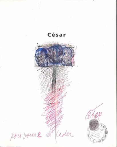 César Baldaccini dit CÉSAR (1921-1998). Catalogue...