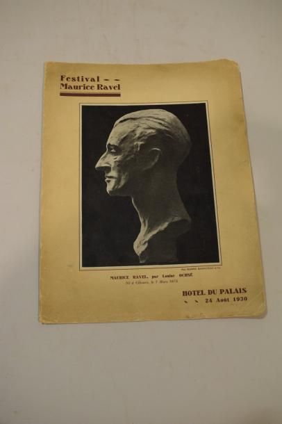 null [RAVEL Maurice] [FESTIVAL]

Brochure du Festival Maurice Ravel du 24 août 1930...