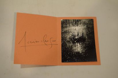 null [CLERGUE Lucien (1934-2015) ]

Carte de voeux de 1966, autographe sur papier...