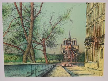 null CARZOU Jean (1907-2000)

Vers Notre-Dame, 1983

Lithographie, signée et datée...