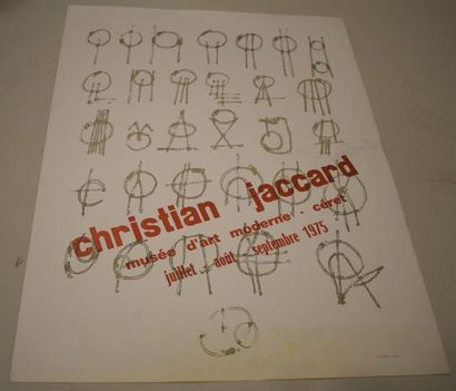null JACCARD Christian (d'après)

Affiche d'exposition au musée d'art moderne de...