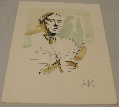 null MORETTI Lucien-Philippe (1922-2000)

Portrait de Charles De Gaulle

Lithographie...