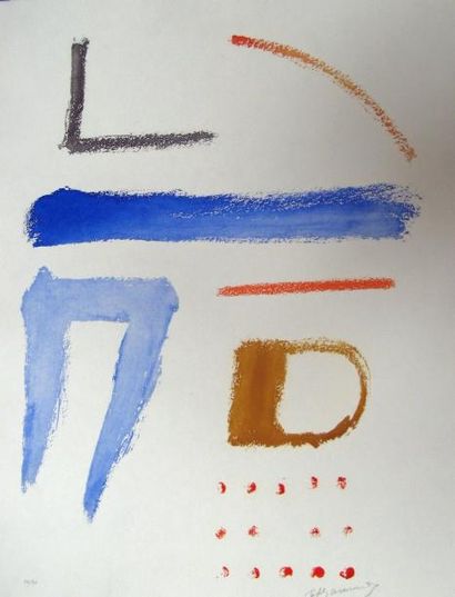 null RAFOLS CASAMADA Alberto (1923-2009) 

Lithographie signée en bas à droite, numérotée...