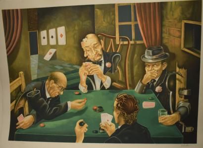 null RUBINSTEIN (XXe siècle)

Les joueurs de poker

Lithographie (piqures, taches...