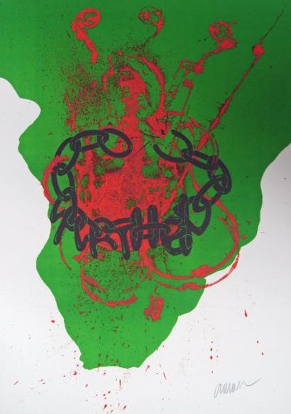 null ARMAN Fernandez (1928-2005)

contre l'apartheid

Lithographie signée en bas...