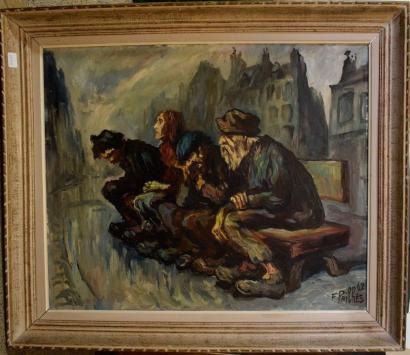 null PAILHES Fred (1902-1991)

Les mendiants, 1962

Huile sur isorel, signé et daté...