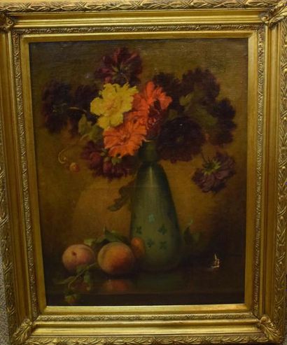 null PENOT Albert-Joseph (1862-1930)
nature morte aux fleurs
huile sur toile signée...