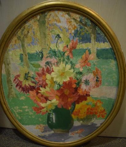 null REOL Marie Marguerite (1880-1963)

bouquet

Huile sur toile de forme ovale

75...