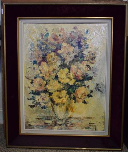 null ROSIN Dora (XX)

Bouquet de fleurs

Huile sur toile ; signée en bas à droite

64...