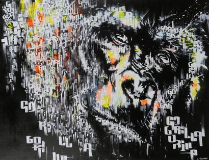null THOMAS L. (Néen1985)

Gorille 2016

Peinture sur toile, signée en bas à droite,...