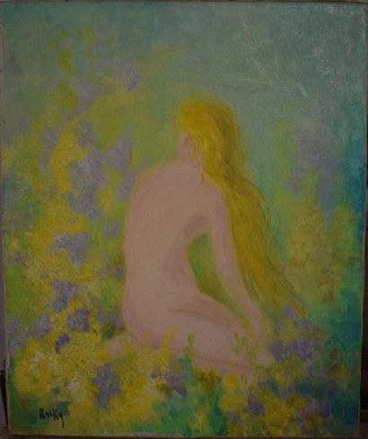 null DE RASKY Marie Madeleine (1897-1982)

Ursula rêveuse

Huile sur toile signée...