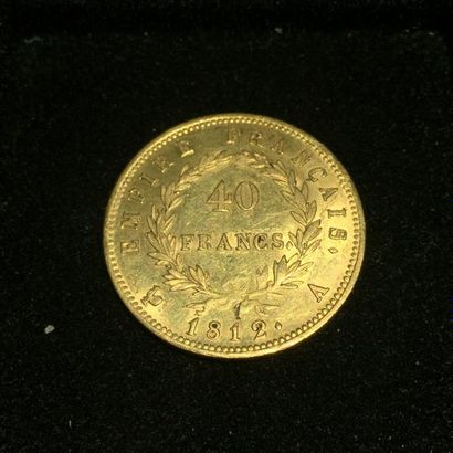 null FRANCE

40 francs or Napoléon Empereur tête laurée - Empire français (1812 A)...