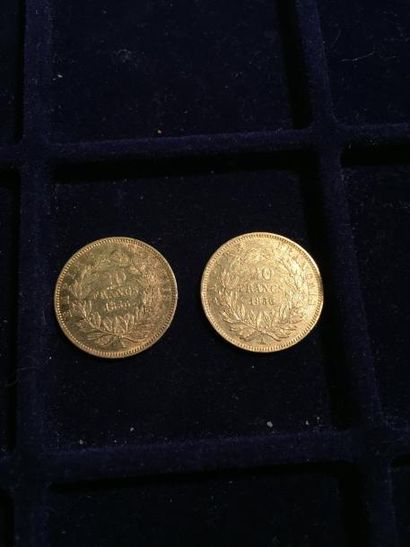 null 2 pièces 20 francs Napoléon III tête nue - Empire français (1856 A) TB à TTB

Av/Portrait...
