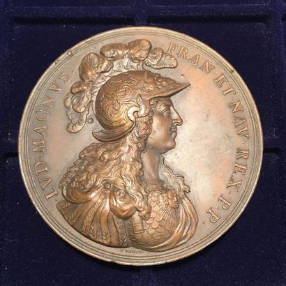 null [LOUIS XIV]

VARIN (d'après)

Médaille en bronze à l'effigie de Louis XIV représenté...