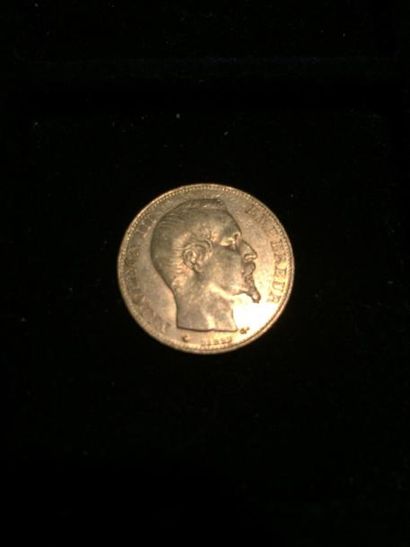 null [ Pièce en or ]

1 pièce de 20 francs Napoléon " tête nue " 1855 BB. 

Poids...