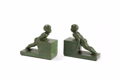null JANE (sculpteur) & Max LE VERRIER (fondeur)

« Jeunes filles dénudées ». Paire...