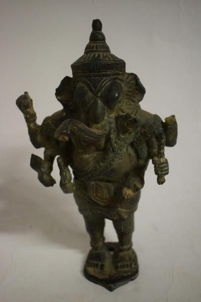null Sculpture en bronze représentant Ganesh
Thailande, XXème siècle