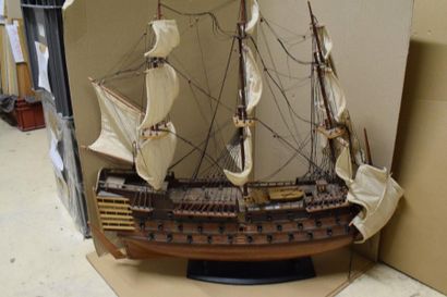 null Maquette de voilier Victory 1805, travail moderne