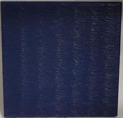 null DINGWALL Kenneth 

eonbrugh bleu ,1977 

huile sur toile 

31 x 31 cm