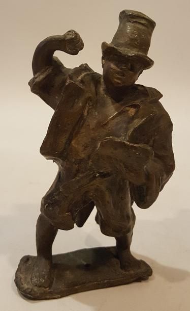 null ECOLE DU XIXème siècle

Le crieur public

Bronze à patine brune

H. : 12 cm....