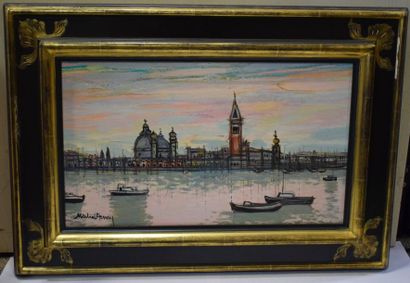 null HENRY Michel (né en 1928) 

Venise

Huile sur toile signée en bas à gauche 

32...