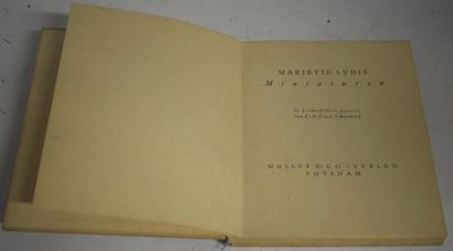 null LYDIS Mariette, 1894-1970,
Orientalisches traumbuch,
livre illustré de gravures...