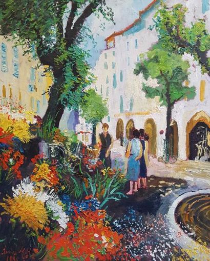 null MATHE Daniel (né en 1944)

Le marché aux fleurs en Provence, 1986

Huile sur...