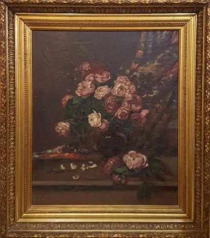 null SAUVAGE A. (XIXème-XXème)

Bouquet de roses

Huile sur toile signée ne bas à...
