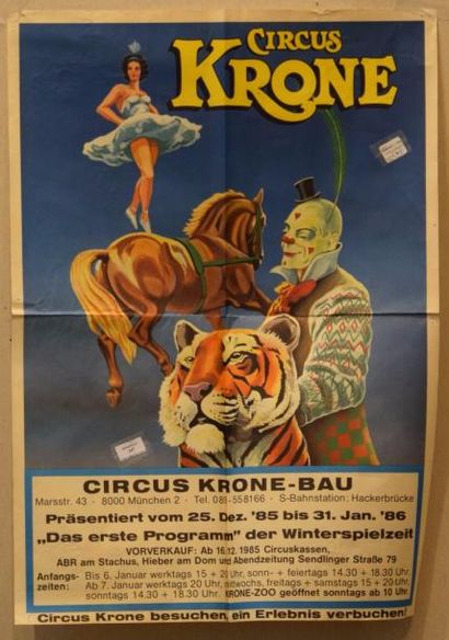 null [ Cirque ] [ Affiche ] [ Krone ]

Circus Krone - Bau. Präsentiert vom 25. dez....