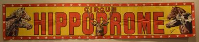 null [ Cirque ] [ Affiche ] [ Cirque Hippodrome ]

Rare affiche en deux lès. Cirque...