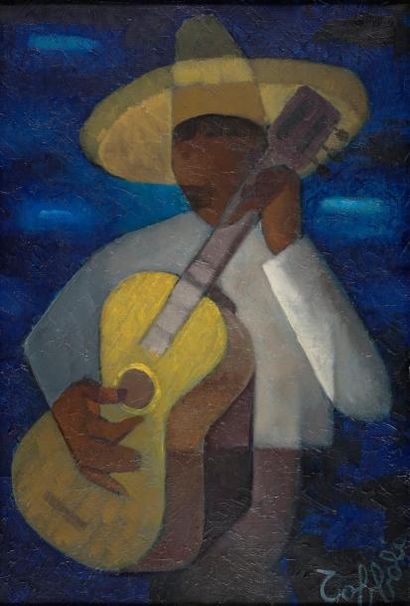 TOFFOLI Louis, 1907-1999

Le guitariste bleu

peinture...