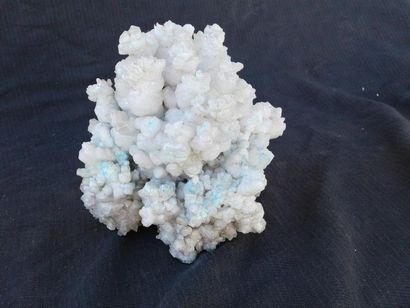 null ARAGONITE corralloide bleutée du Mexique (17 x 14 x 13 cm)