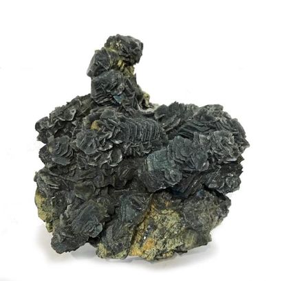 null Six minéraux anciens de Madan et de Roumanie : plaque de CALCITE (20 cm), Madan...