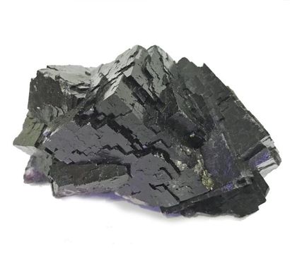 null FLUORINE violet foncé de l'Illinois (1999) ; dimension : 14 x 13 cm, cubes jusqu'à...