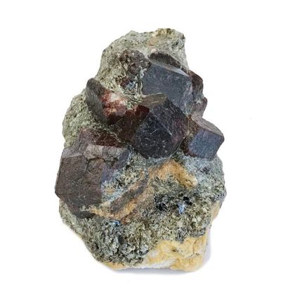null Trois minéraux anciens : BARYTE / blende de Leadlhills, GB (10 cm) ; BLENDE...