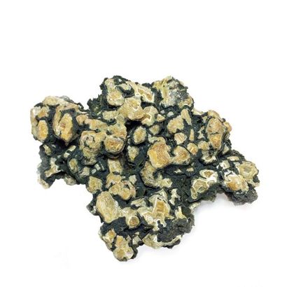 null Sept minéraux anciens. Du Maroc : ENDLICHITE dans MOTTRAMITE (11 cm). AZURITE...