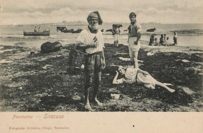 null Wilhelm von GLOEDEN (1856-1931).

Taorminia Sicilia : Panorama – Siracusa n°95B...
