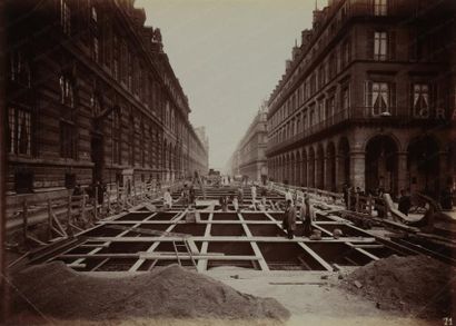 null Construction du chemin de fer métropolitain municipal de Paris (sur le thème...