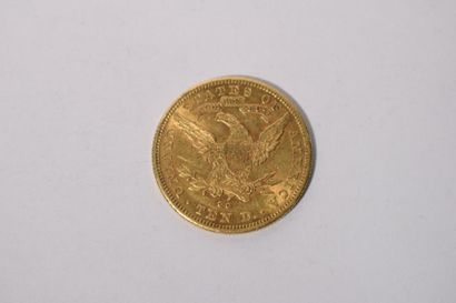 null [ Pièce en or ]
Pièce de 10 dollars " Coronet Head - Eagle " 1898.
Poids : 16,7...
