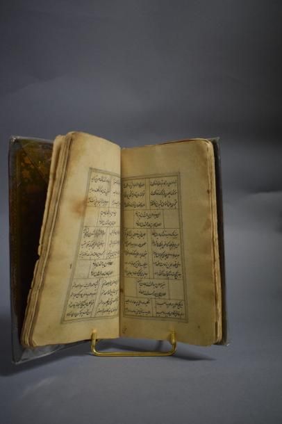 null Manuscrit poétique du roman Leili o Majnun, Iran, XIXe siècle

Texte en osmanli,...