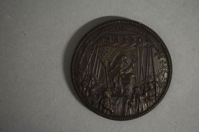 null Gaspare Morone MOLA (- 1669)

Médaille en bronze à patine brune à l'effigie...