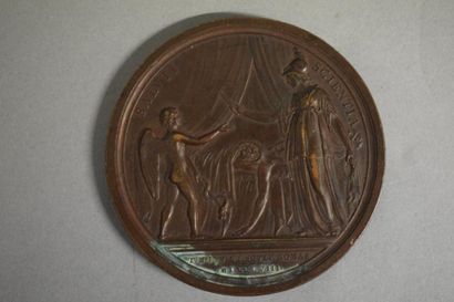 null MERCANDETTI Tommaso (1758-1821)

Médaille en bronze à patine cuivrée à l'effigie...