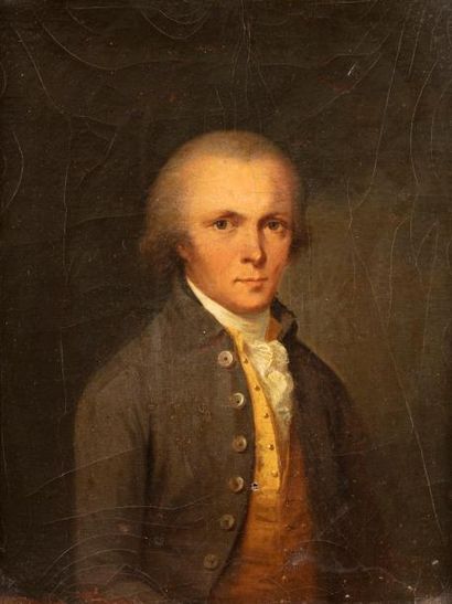 null ECOLE FRANCAISE Vers 1790 



1 - Portrait d'un jeune garçon aux yeux bleus...