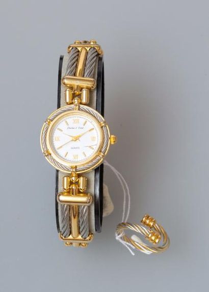 null [ Charles d'Estel ]

Parure composée d'une montre bracelet de dame à quartz,...