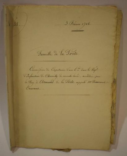 null [ Infanterie ] [ Ancien régime ]

Document : commission de Capitaine d'une Compagnie...