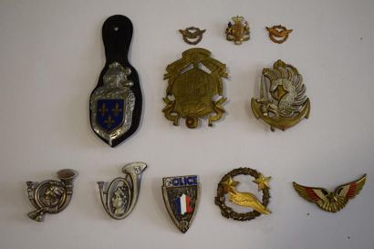 null [ Médaille ]

Ensemble de onze insignes divers de la Police , de l'Air, de la...