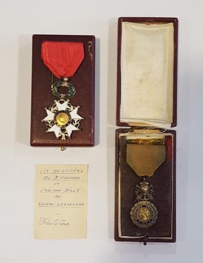 null [ Médaille ]

Ensemble de deux médailles :

Médaille du Mérite Militaire

Croix...