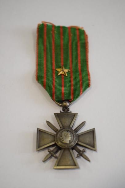 null [ WW1 ] [ Médaille ]

Croix de guerre 14-15 bronze argenté citation une éto...